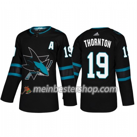 San Jose Sharks Joe Thornton 19 Adidas 2018-2019 Alternate Trikot Authentic - Herren San Jose Sharks Joe Thornton 19 Adidas 2018-2019 Alternate Trikot Authentic - Herren